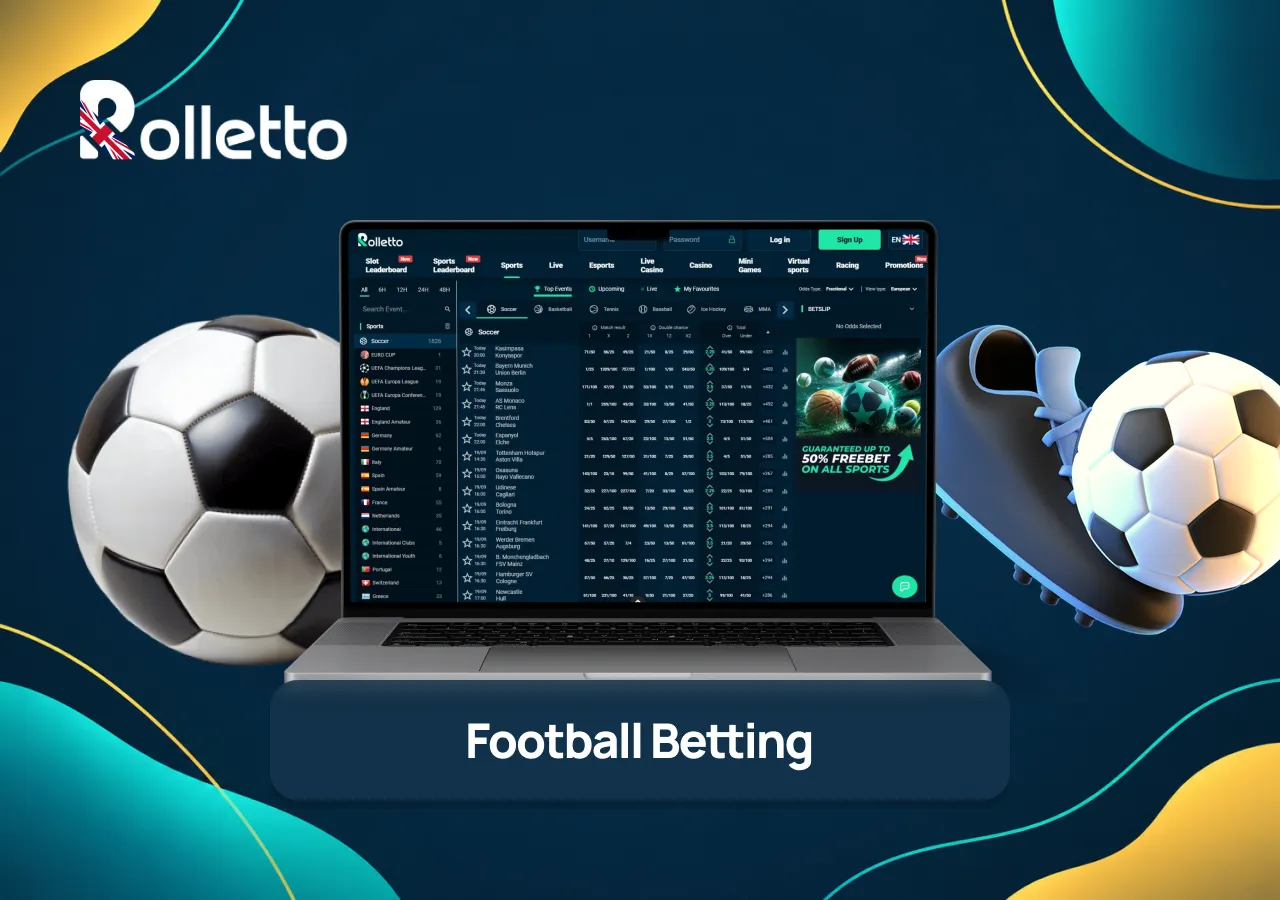 rolletto football betting